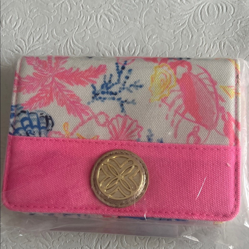 Lilly Pulitzer Multicolor Floral Card Holder